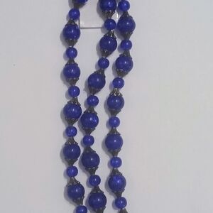 Royal Blue Crystal Glass Beads Strands